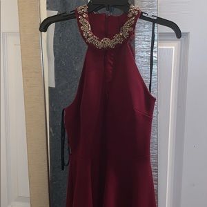 Beautiful hoco/prom/wedding Maroon dress